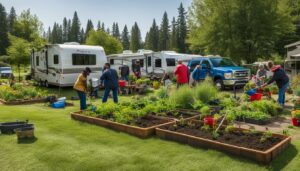 RV Park Community Support Activities