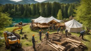 Selecting Builders for Glamping Sites