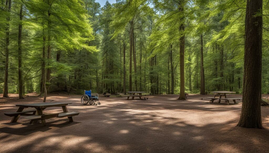 accessible campsites